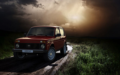 Controllability and cross-country ability of Lada 4 by 4